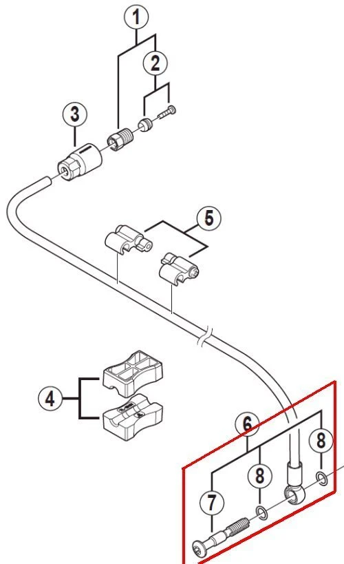Shimano Bremsleitungsschraube Für Winkelanschluss Komplett Mit 2xO-Ring SM-BH90 Y-8JA98030 4 Shimano Bremsleitungsschraube Für Winkelanschluss Komplett Mit 2xO-Ring SM-BH90 Y-8JA98030 - Image 2