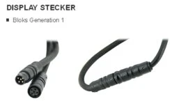 Brose Displaykabel-Adapter Bloks Gen.1 Auf Higo (2018er Display An 2016/2017er Rad) Ausverkauft ! -E-Bike Geschäft Display Stecker Bloks Generation 1