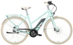 Pegasus Macaron-E 2018 -E-Bike Geschäft Pegasus Macaron E 2018 8 Gang Damen Trapez mint matt 400Wh 500Wh 784 785 18645 18650 18653
