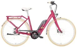 Pegasus Macaron-E 2018 -E-Bike Geschäft Pegasus Macaron E 2018 8 Gang Damen Wave rouge red matt 400Wh 500Wh 784 785 18945 18950 18953