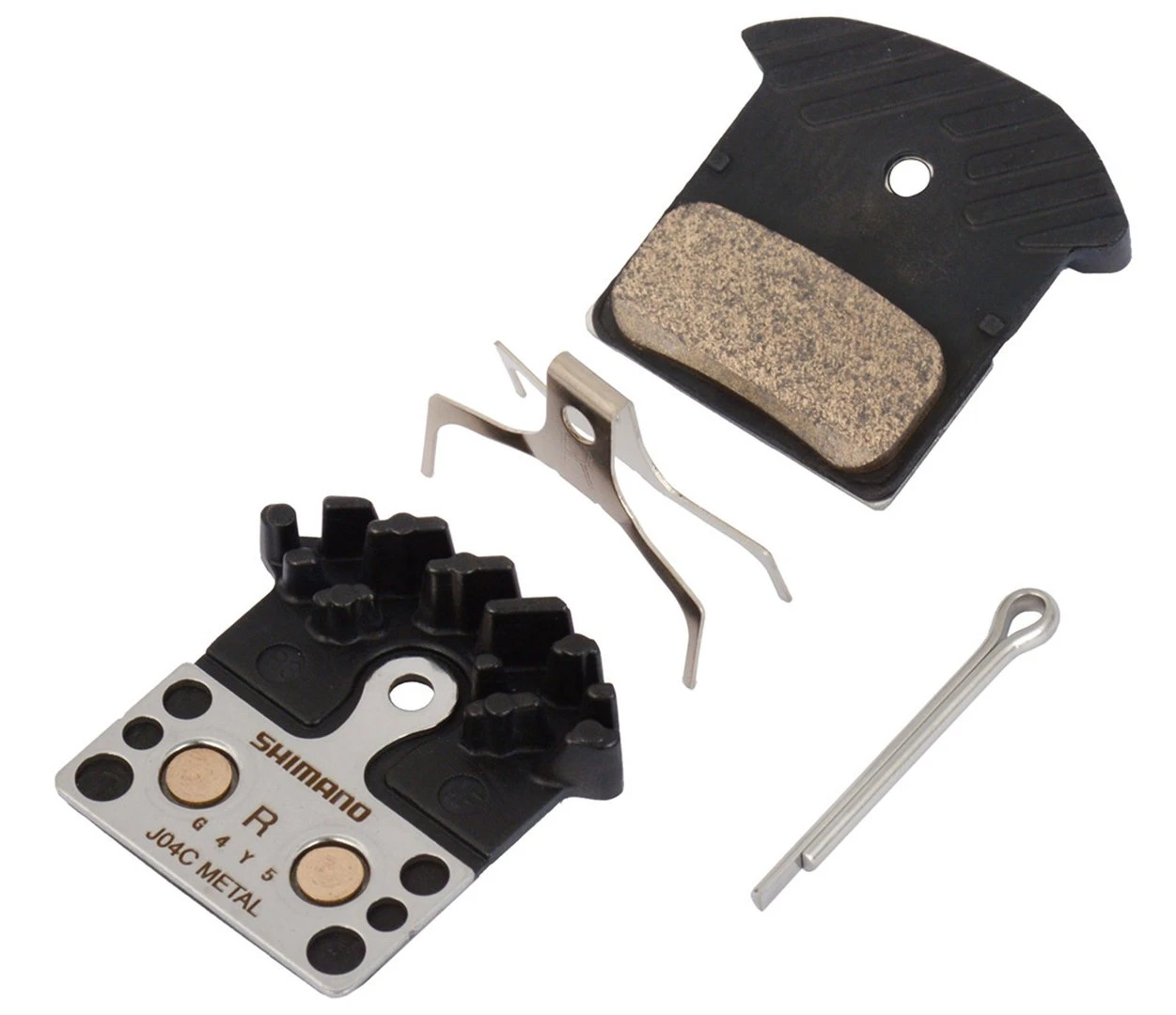 Shimano J04-C Pulvermetall Mit Stahl-Trägerplatte Und Kühlkörper XTR Trail Ab 2011 Y-8LW98030 4 Shimano J04-C Pulvermetall Mit Stahl-Trägerplatte Und Kühlkörper XTR Trail Ab 2011 Y-8LW98030 - Image 2