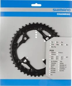 Shimano Deore Ab 2014 4-Arm 10-fach 44 Zähne AE-Type Alu Schwarz Y-1P198090