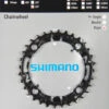 Shimano Deore 2000 4-Arm 32 Zähne N-Type IG Schwarz Stahl (längere Lebensdauer) Y-1EA98100 -E-Bike Geschäft Y 1EA98100