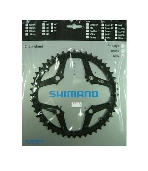 Shimano LX Ab 2005 4-Arm 9-fach 48 Zähne U-Type IG Alu Schwarz Y-1FV98030 Ausverk. Ersatz: Y-1GX9810 3 Shimano LX Ab 2005 4-Arm 9-fach 48 Zähne U-Type IG Alu Schwarz Y-1FV98030 Ausverk. Ersatz: Y-1GX9810