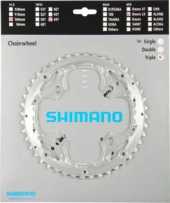 Shimano LX Ab 2009 4-Arm 9-fach 44 Zähne AA-Type IG Alu Silber Y-1KS98060